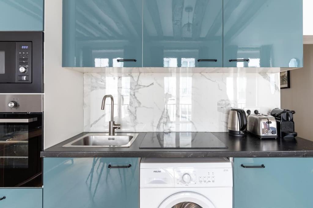 Grands Boulevards 22 : Appartement Cosy 1Br-4P Párizs Kültér fotó