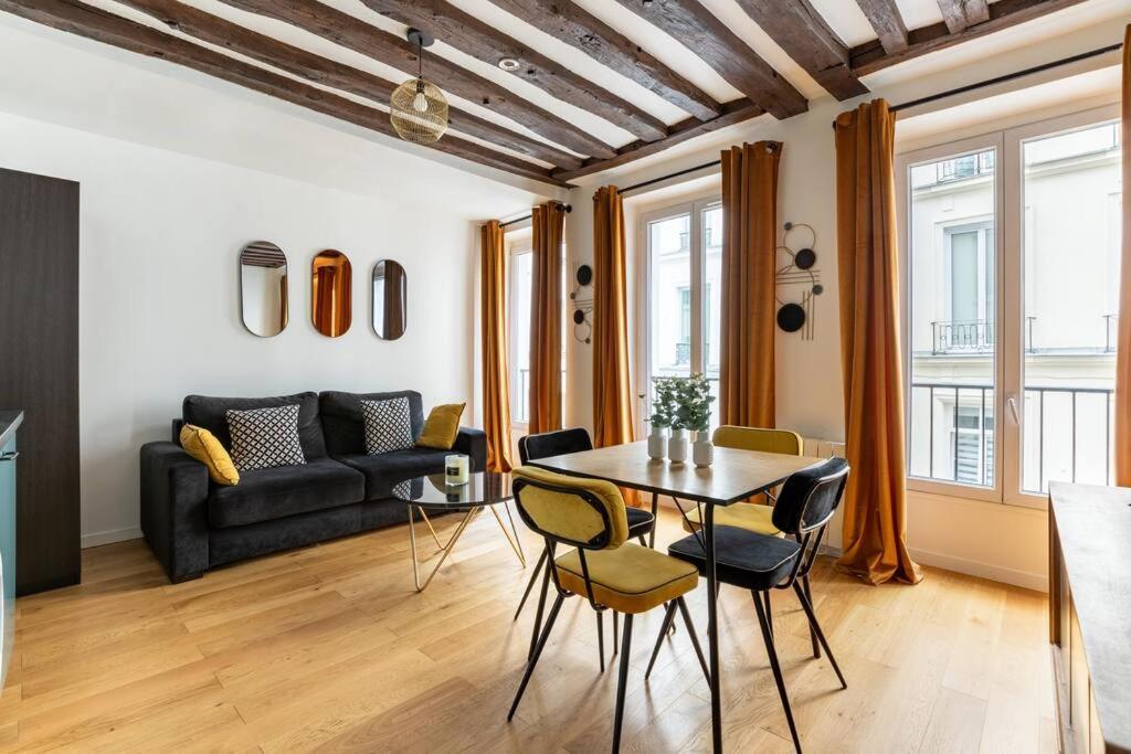 Grands Boulevards 22 : Appartement Cosy 1Br-4P Párizs Kültér fotó
